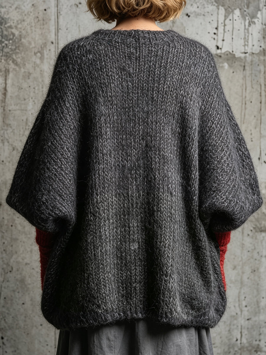 Cardigan Loana En Maille À Poches Contrastées