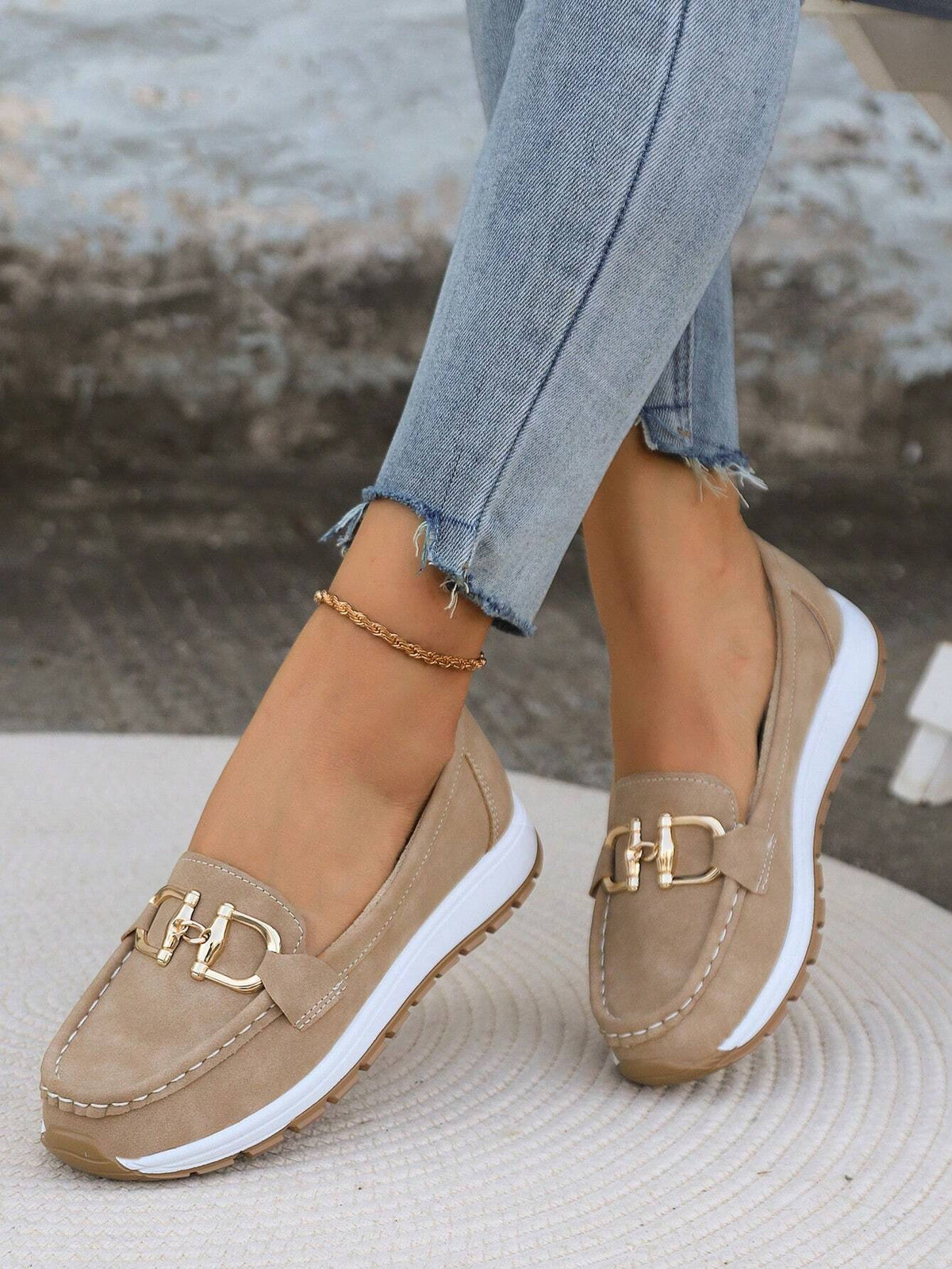 Mocassins Amalina En Daim