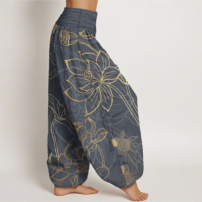 Pantalon "Yoga & Méditation" En Coton