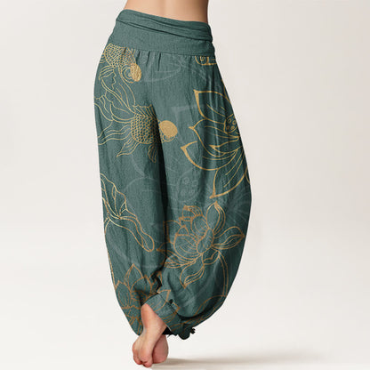 Pantalon "Yoga & Méditation" En Coton