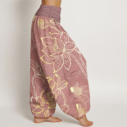 Pantalon "Yoga & Méditation" En Coton