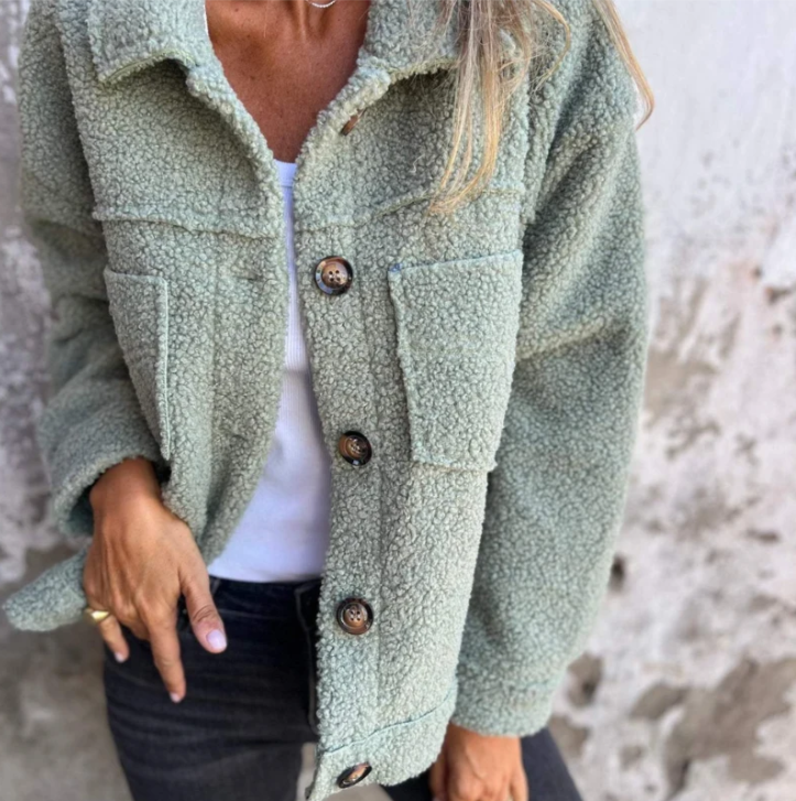 Veste Boutonnée Chaude & Intemporelle