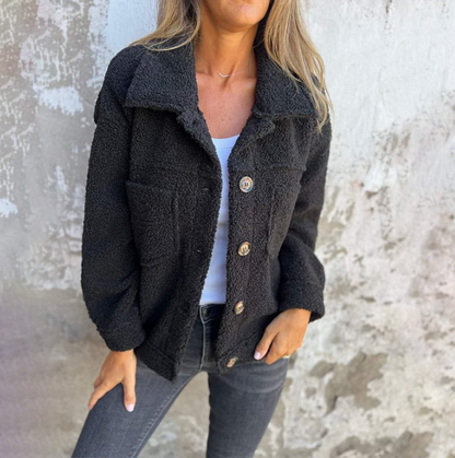 Veste Boutonnée Chaude & Intemporelle