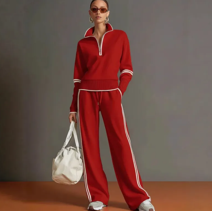 LUNA™ | Ensemble sporty chic rétro 2 pièces