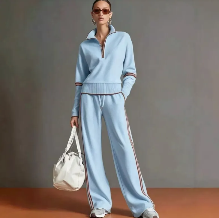 LUNA™ | Ensemble sporty chic rétro 2 pièces