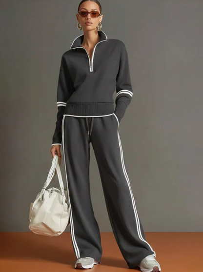LUNA™ | Ensemble sporty chic rétro 2 pièces