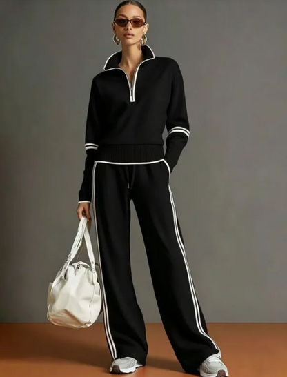 LUNA™ | Ensemble sporty chic rétro 2 pièces