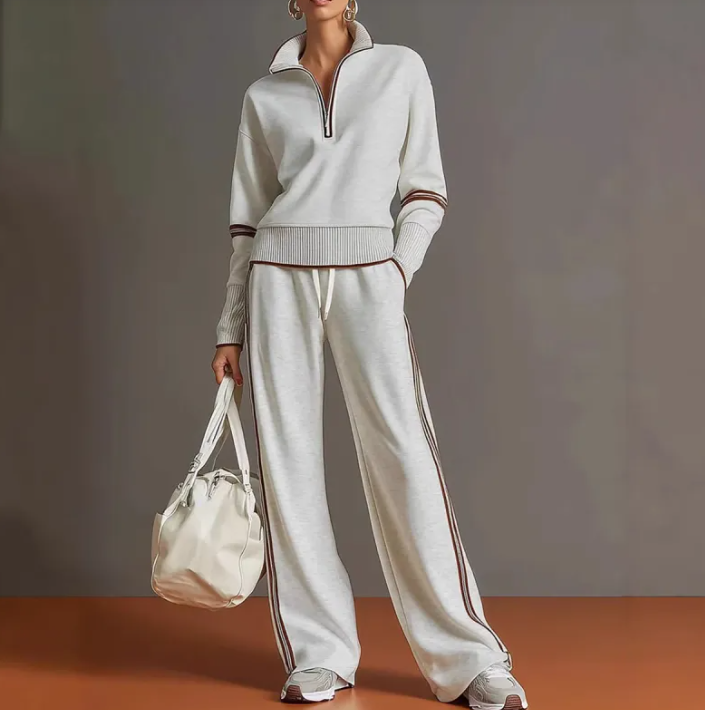 LUNA™ | Ensemble sporty chic rétro 2 pièces