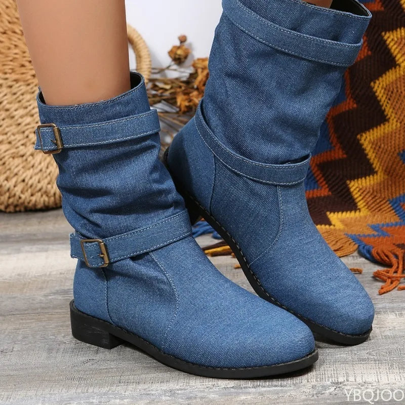 Bottines Rodeo En Denim