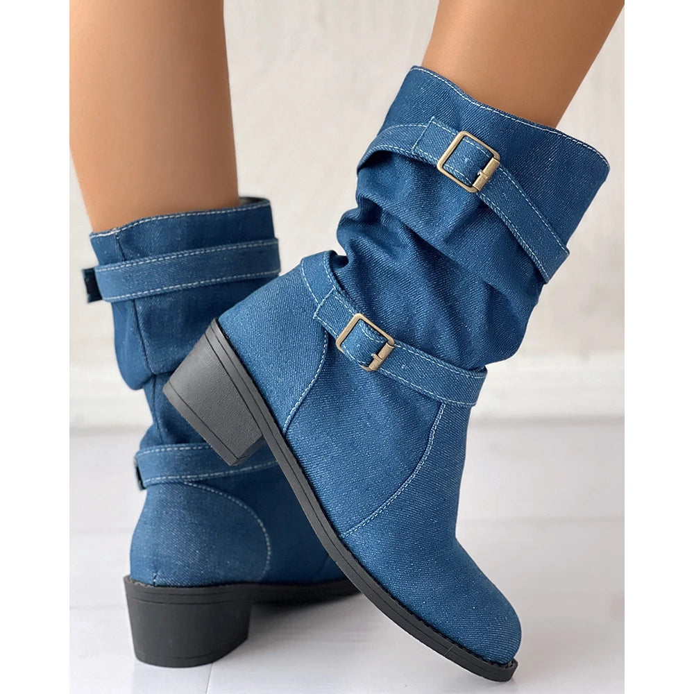 Bottines Rodeo En Denim