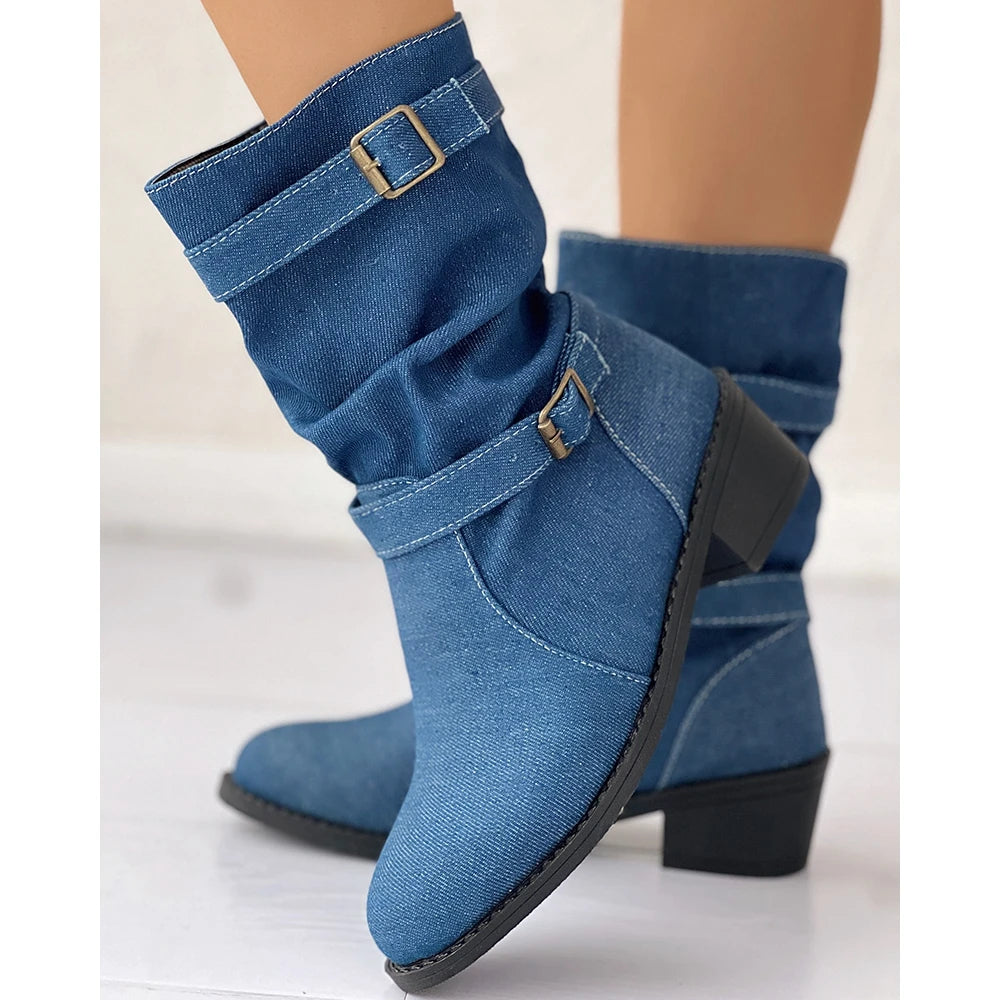 Bottines Rodeo En Denim
