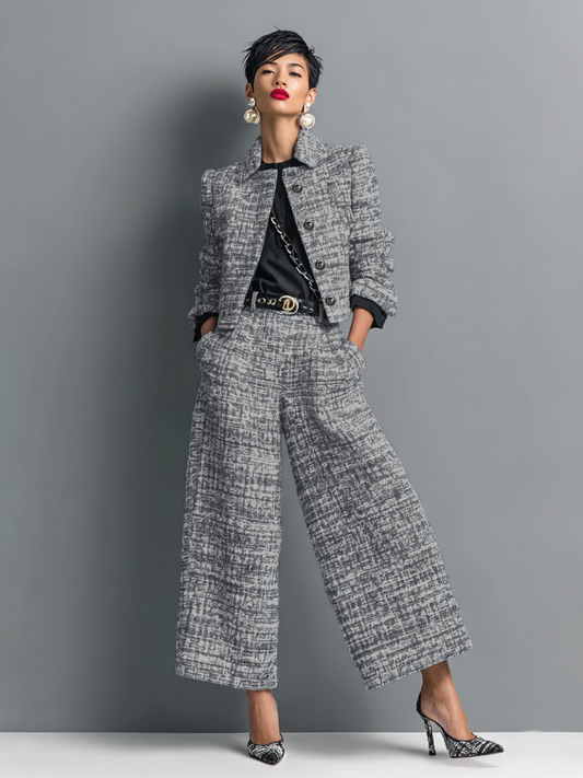 Colette |Tailleur deux pièces texturé