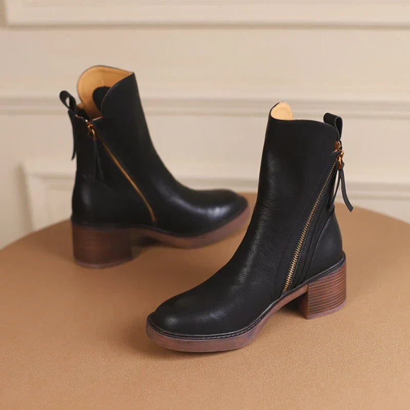 Bottines Alyra En Cuir