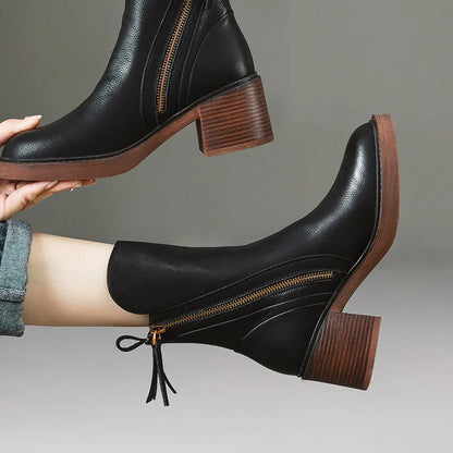 Bottines Alyra En Cuir