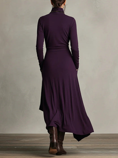 Robe Lausanne Longue À Col Roulé
