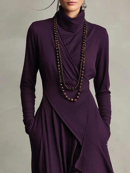Robe Lausanne Longue À Col Roulé