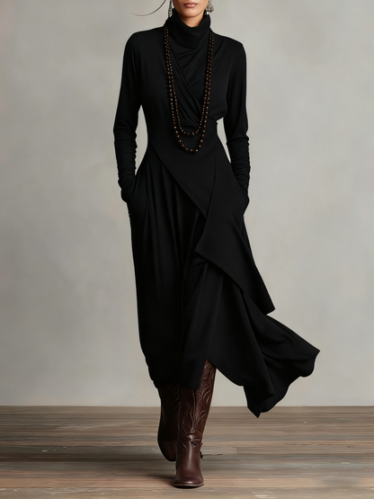 Robe Lausanne Longue À Col Roulé