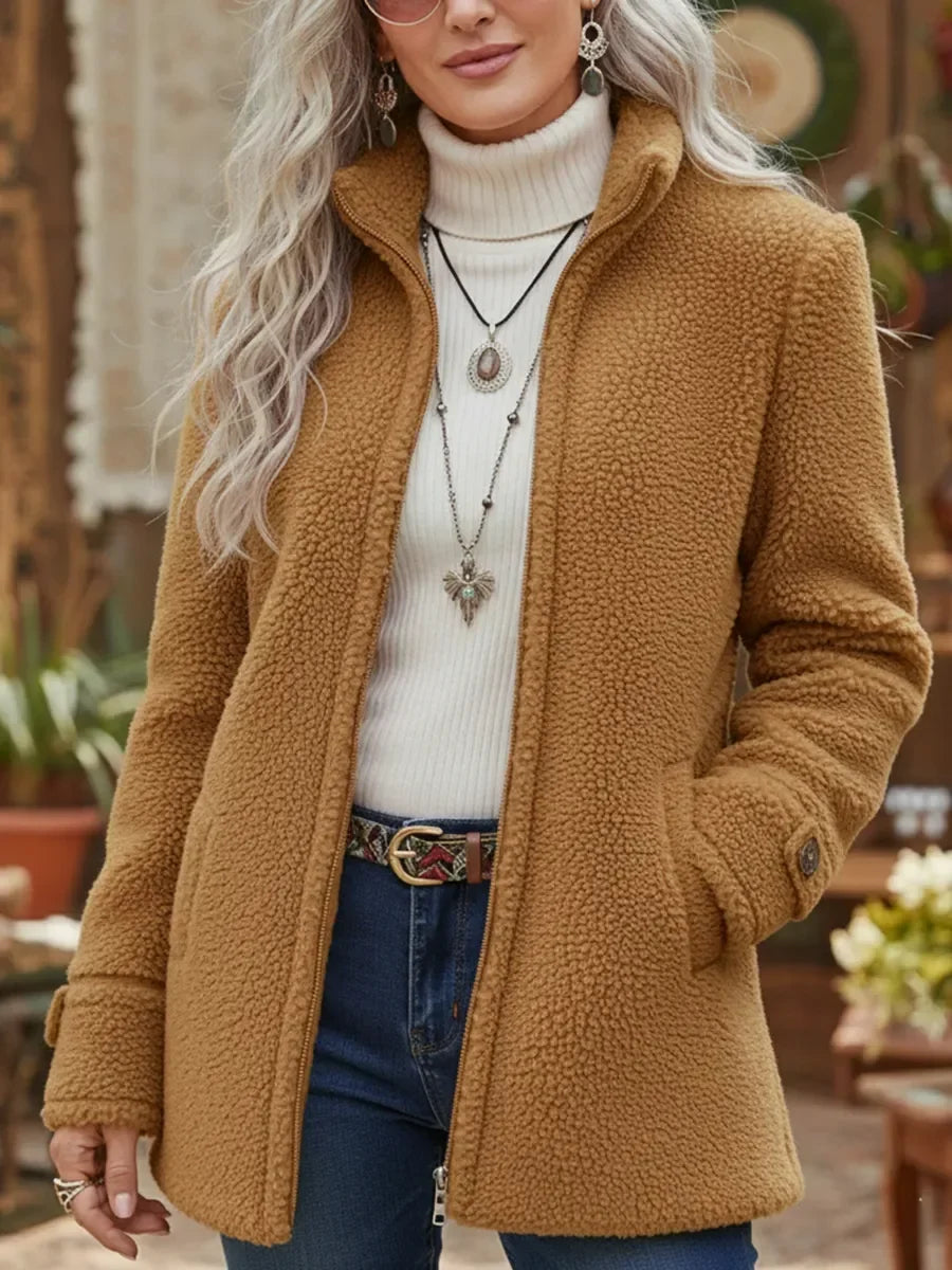 Veste Adina Mi-Longue Avec Fermeture Éclair