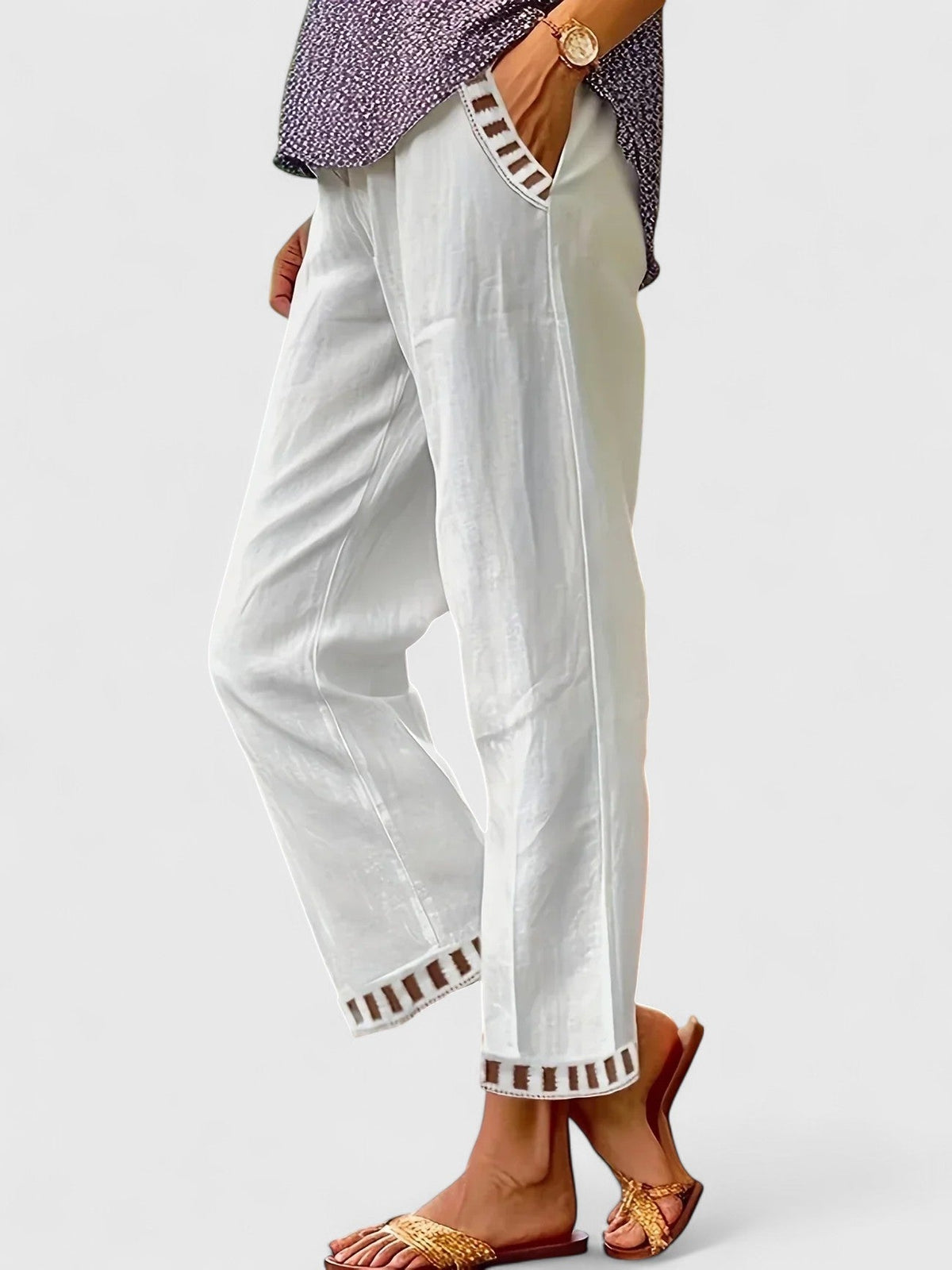 Pantalon Raffiné & Léger En Lin