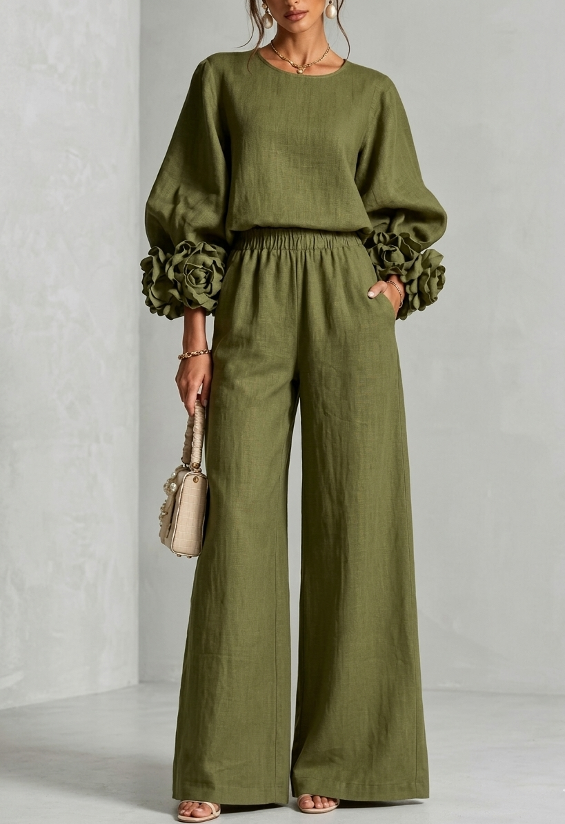 L'Ensemble Chic à Fleurs 3D