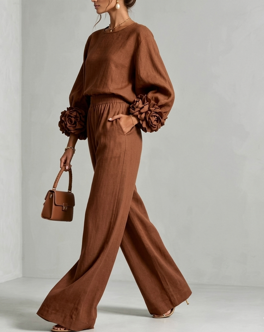 L'Ensemble Chic à Fleurs 3D