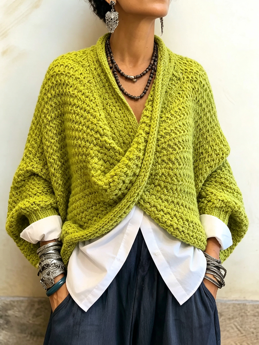 Pull Mariska Aux Manches Chauve-Souris Amples
