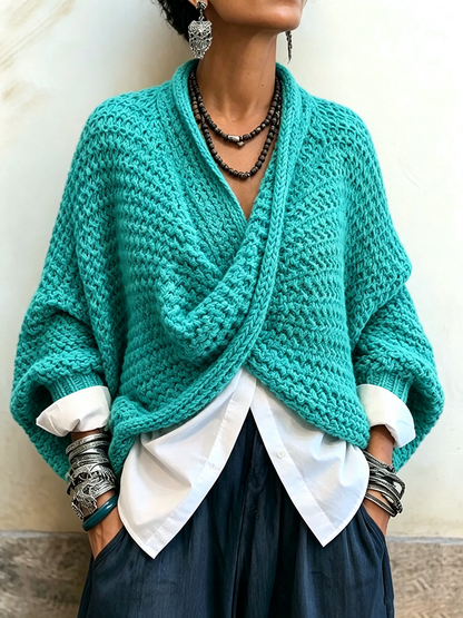 Pull Mariska Aux Manches Chauve-Souris Amples