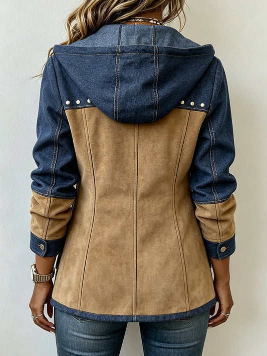 Veste À Capuche Fidji En Patchwork