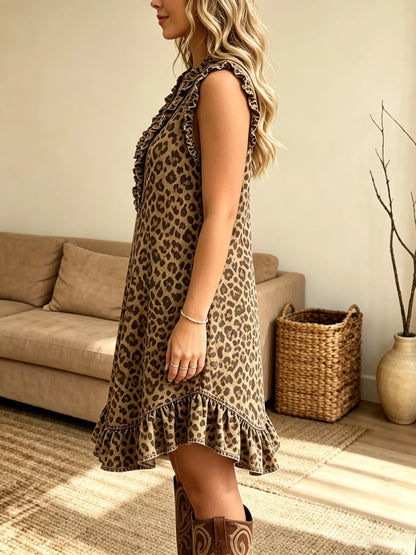 Robe Nairobi À Imprimé Léopard